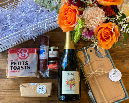 Wine & Cheese Gift Basket