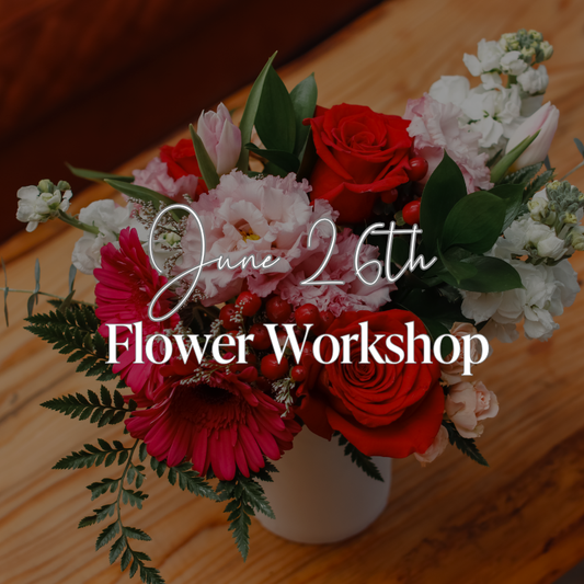 Flower and Wine Workshop