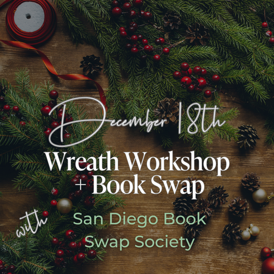 Wreath Workshop + Book Swap