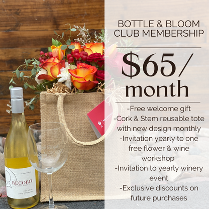 Bottle & Bloom Club - Monthly Membership